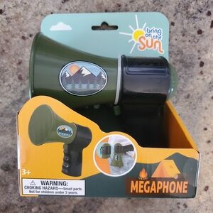 NIB Bring On The‎ Sun Army Green Megaphone